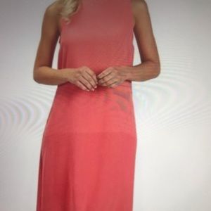 SCALLOP HEM SHIFT DRESS